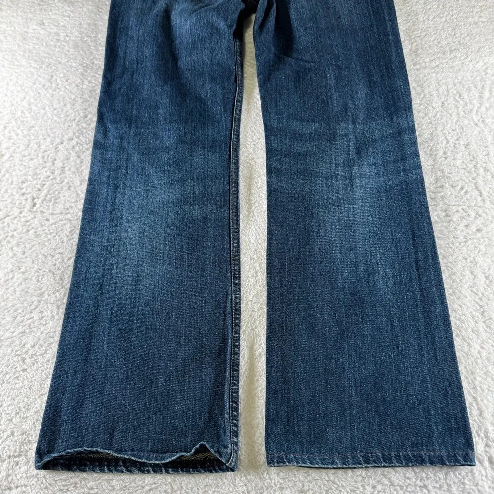 Levis 527 Jeans Mens 34x32 Blue Modern Bootcut‎ Denim Medium Wash Pants Western